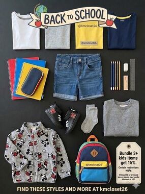 🎒✨ Complimentary Styling @kmcloset26 | Bundle 3+ Items Get UP TO 15% OFF ✨🎒